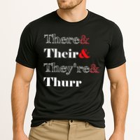 There Their Theyre Thurr Grammar Police Cooling Performance Crew T-Shirt