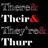 There Their Theyre Thurr Grammar Police Cooling Performance Crew T-Shirt