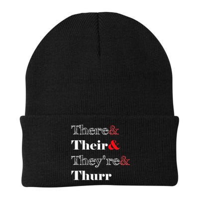 There Their Theyre Thurr Grammar Police Beanie