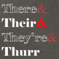 There Their Theyre Thurr Grammar Police Cotton Canvas Backpack