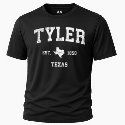 Tyler Texas Tx Vintage Established Sports Design Performance Shirt