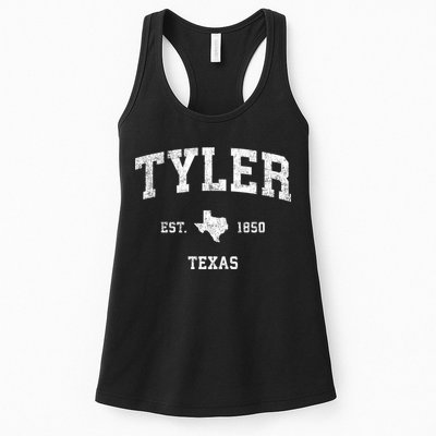 Tyler Texas Tx Vintage Established Sports Design Womens Tank Top