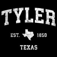 Tyler Texas Tx Vintage Established Sports Design Baby Bodysuit