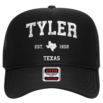 Tyler Texas Tx Vintage Established Sports Design Trucker Hat