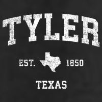Tyler Texas Tx Vintage Established Sports Design Golf Towel