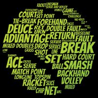 Tennis Terms Tennis Player Playing Tennis Ball Backpack