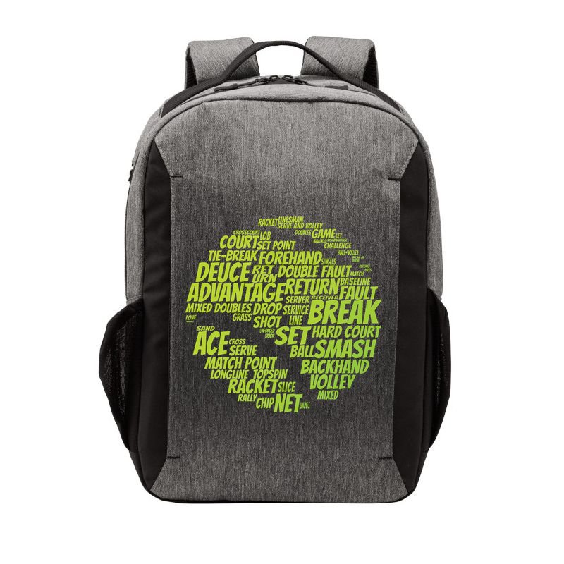 Tennis Terms Tennis Player Playing Tennis Ball Vector Backpack