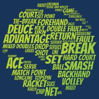Tennis Terms Tennis Player Playing Tennis Ball Long Sleeve Shirt