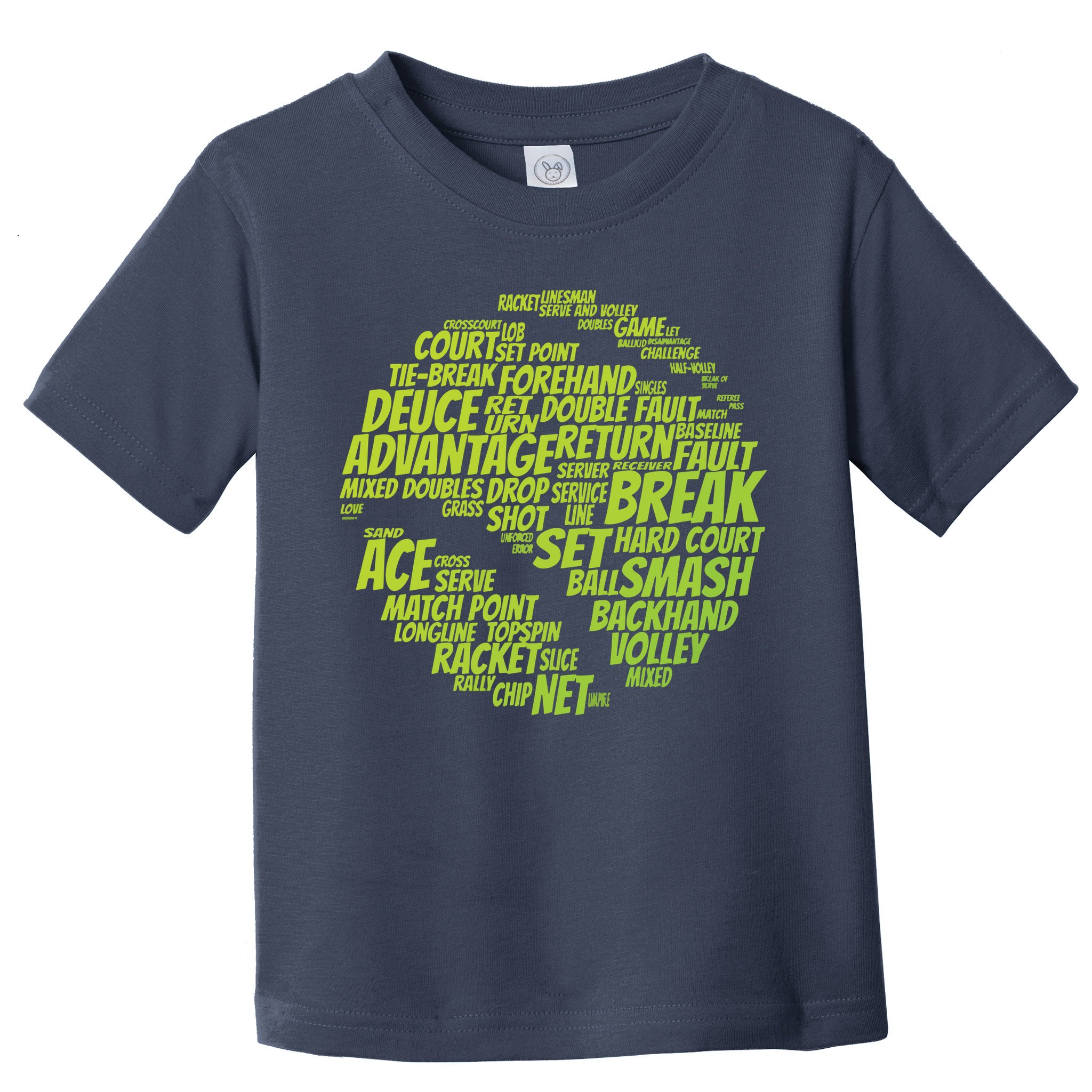 Tennis Terms Tennis Player Playing Tennis Ball Toddler T-Shirt