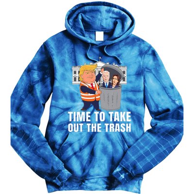 Time To Take Out The Trash Tie Dye Hoodie