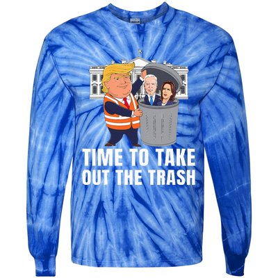 Time To Take Out The Trash Tie-Dye Long Sleeve Shirt