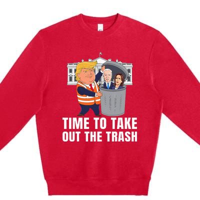 Time To Take Out The Trash Premium Crewneck Sweatshirt