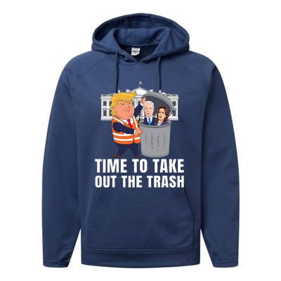 Time To Take Out The Trash Performance Fleece Hoodie