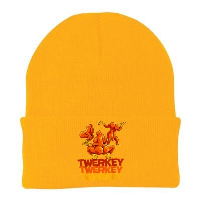 Twerkey Twerking Turkey Funny Thanksgiving Twerk Turkey Knit Cap Winter Beanie