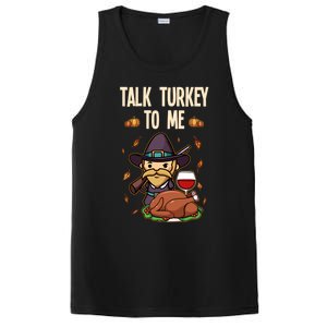 Talk Turkey To Me Fun Dinner Food Family Holiday Meaningful Gift PosiCharge Competitor Tank