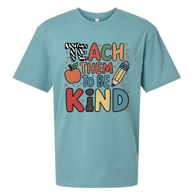 Teach Them To Be Kind Sueded Cloud Jersey T-Shirt