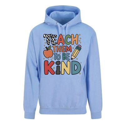 Teach Them To Be Kind Unisex Surf Hoodie