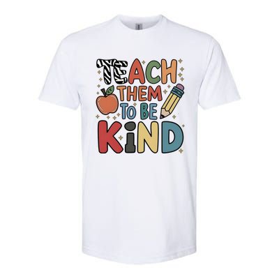 Teach Them To Be Kind Softstyle CVC T-Shirt