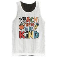 Teach Them To Be Kind Mesh Reversible Basketball Jersey Tank