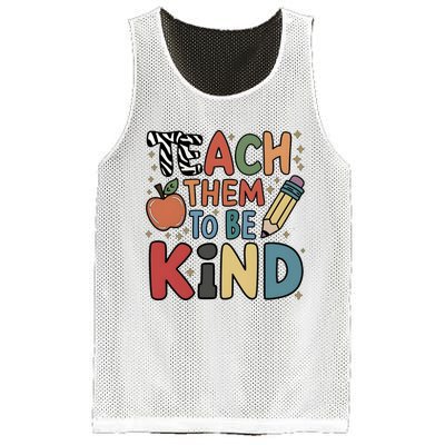 Teach Them To Be Kind Mesh Reversible Basketball Jersey Tank