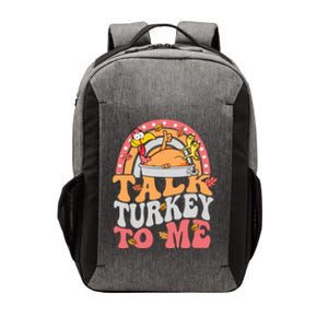 Talk Turkey To Me Autumn Fall Leaves Thanksgiving Cute Gift Vector Backpack