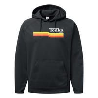 Tonka Tonka Tough Stripe Logo Performance Fleece Hoodie