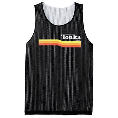 Tonka Tonka Tough Stripe Logo Mesh Reversible Basketball Jersey Tank