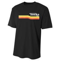 Tonka Tonka Tough Stripe Logo Performance Sprint T-Shirt