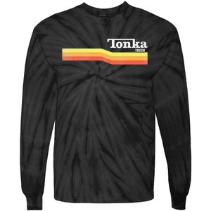 Tonka Tonka Tough Stripe Logo Tie-Dye Long Sleeve Shirt