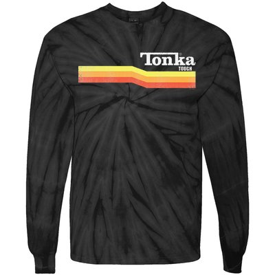 Tonka Tonka Tough Stripe Logo Tie-Dye Long Sleeve Shirt