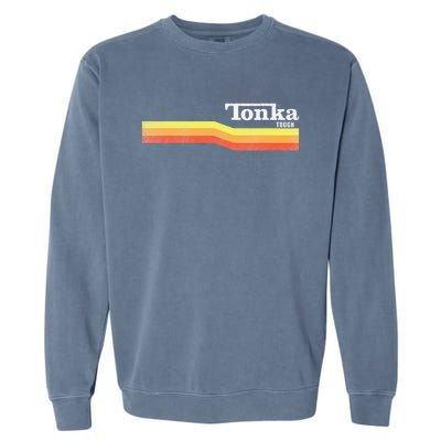 Tonka Tonka Tough Stripe Logo Garment-Dyed Sweatshirt