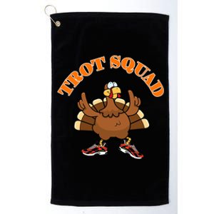 Thanksgiving Turkey Trot 5K Gift Running Platinum Collection Golf Towel