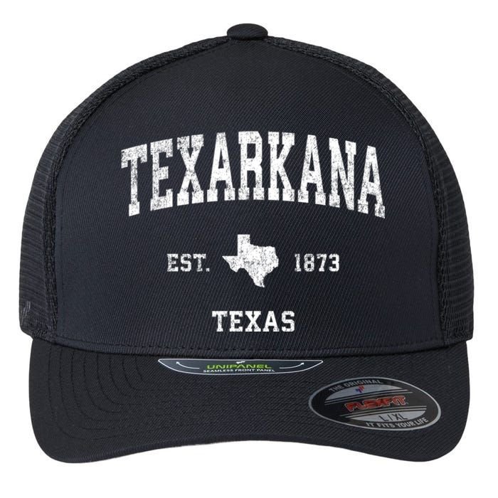 Texarkana Texas Tx Vintage Sports Flexfit Unipanel Trucker Cap