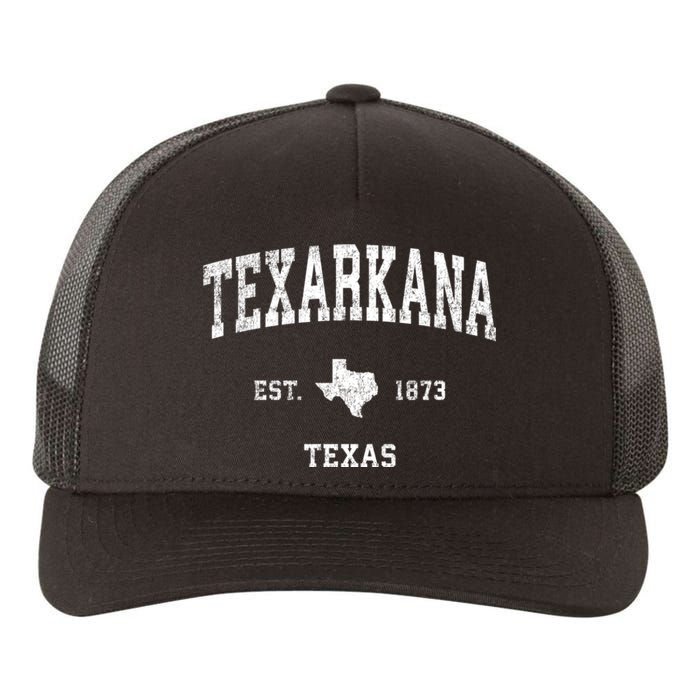 Texarkana Texas Tx Vintage Sports Yupoong Adult 5-Panel Trucker Hat