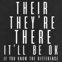 Their They're There It'll Be Ok Funny Grammar Gift 25L Jumbo Tote