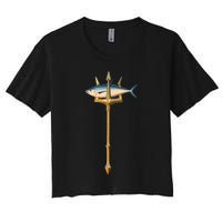 The Trident Tuna Women's Crop Top Tee