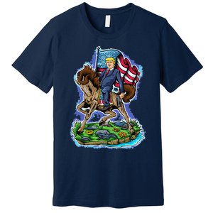 Trump To The Rescue 2024 4547 President Trump Premium T-Shirt