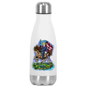 Trump To The Rescue 2024 4547 President Trump Stainless Steel Insulated Water Bottle