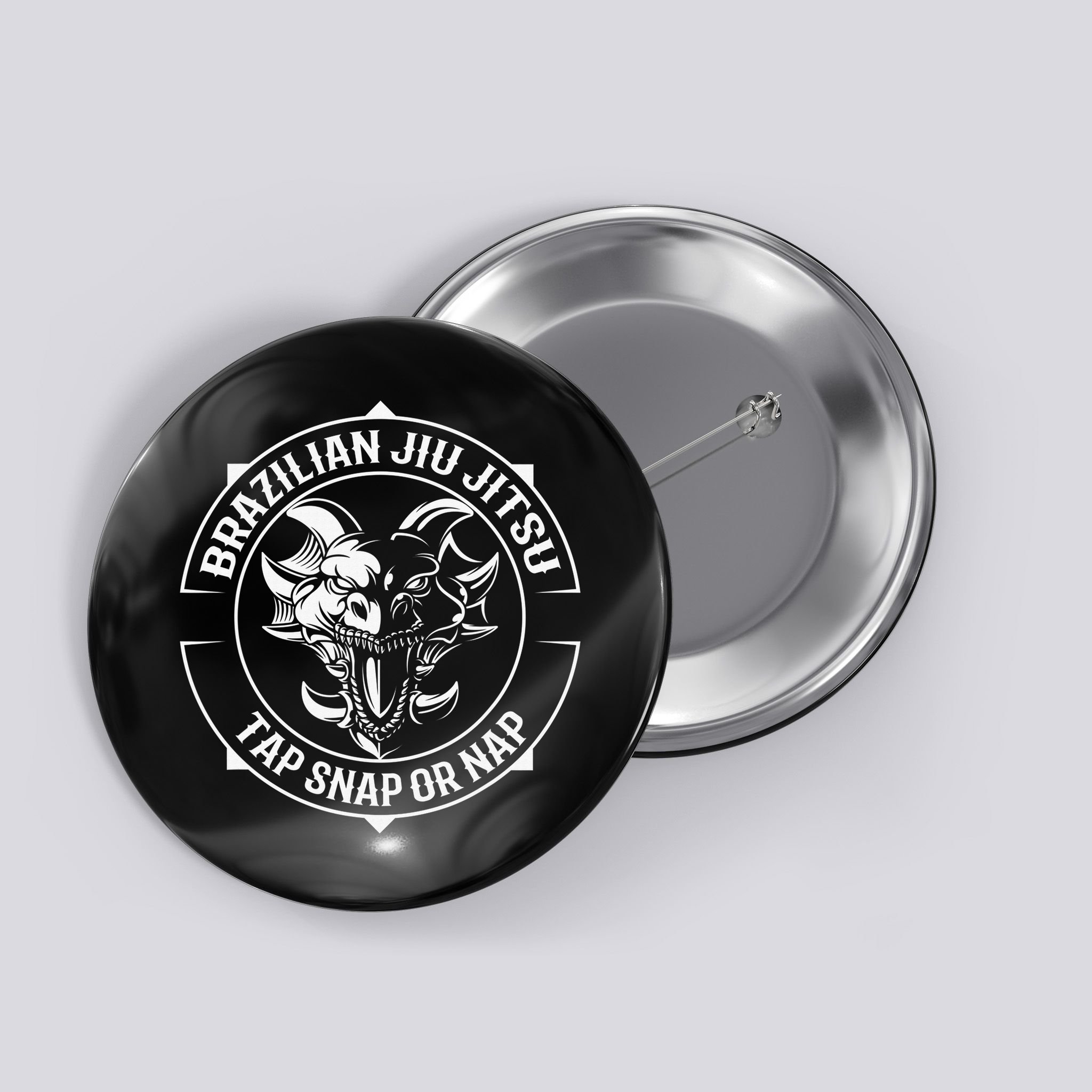 Taekwondo TKD Tae Kwon Do Dragon Art Martial Arts Grap Button