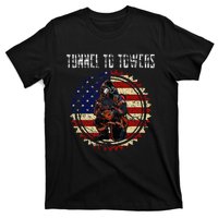 Tunnel To Towers America Flag Inserts T-Shirt