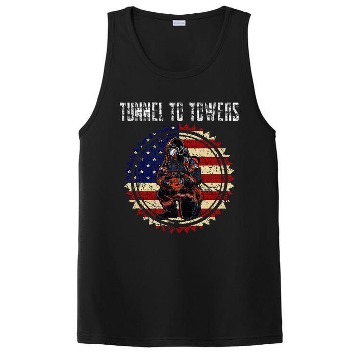 Tunnel To Towers America Flag Inserts PosiCharge Competitor Tank