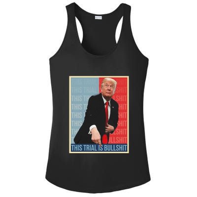 Trump This Trial Is Bullshit Ladies PosiCharge Competitor Racerback Tank