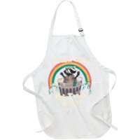 TRASH TALKER Trash Can Not Trash Cant Full-Length Apron With Pockets