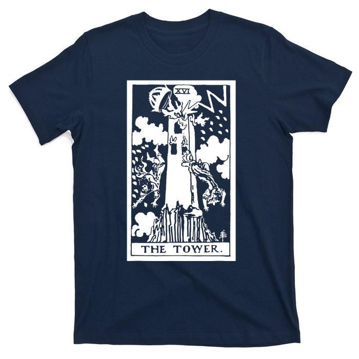 The T0wer Tarot Card Xvi T-Shirt