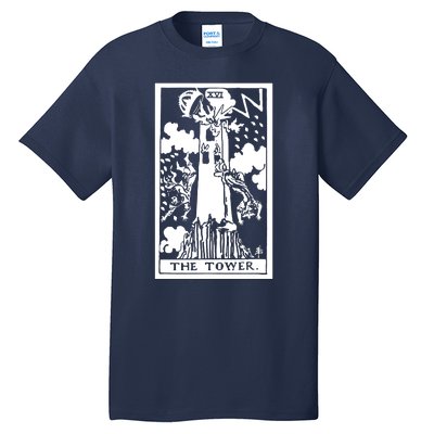 The T0wer Tarot Card Xvi Tall T-Shirt