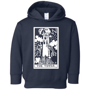 The T0wer Tarot Card Xvi Toddler Hoodie