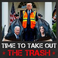 Time To Take Out The Trash Trump Garbage Man Cool Comfort Performance Bucket Hat