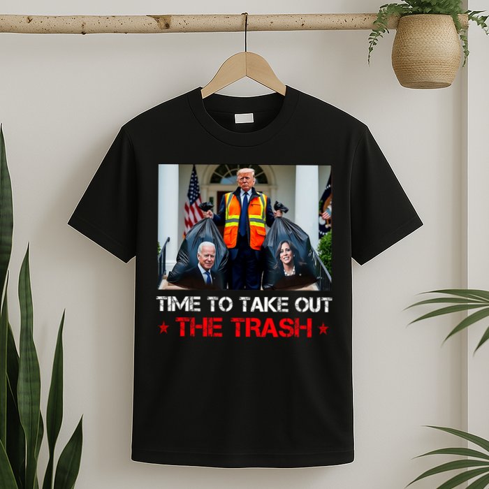 Time To Take Out The Trash Trump Garbage Man T-Shirt