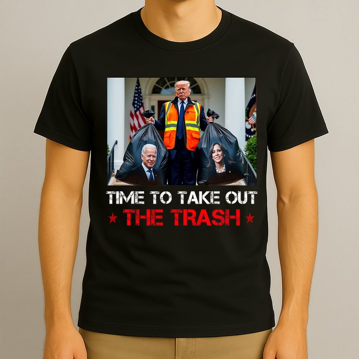 Time To Take Out The Trash Trump Garbage Man T-Shirt