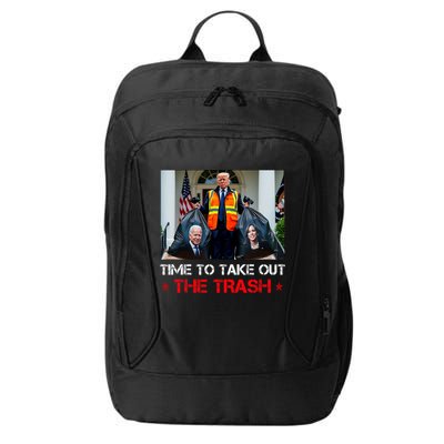 Time To Take Out The Trash Trump Garbage Man City Backpack